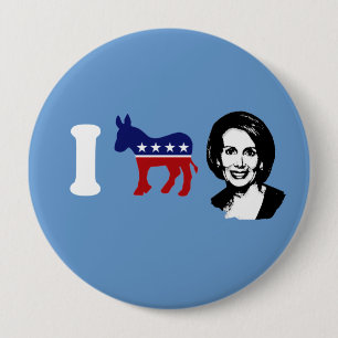 I Love Nancy Pelosi 2 Ronde Button 4,0 Cm