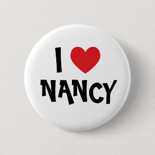 I Love Nancy) Ronde Button 5,7 Cm