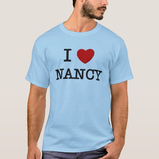 I Love Nancy T-shirt (Voorkant)