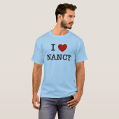I Love Nancy T-shirt (Voorkant volledig)