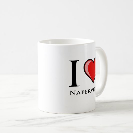 I Love Naperville Koffiemok (Voorkant rechts)