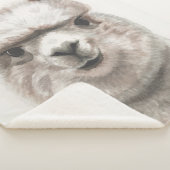 I Love Naps Llama Sherpa Baby Blanket Sherpa Deken (3/4)