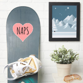 I Love Naps - Naps Heart Sticker