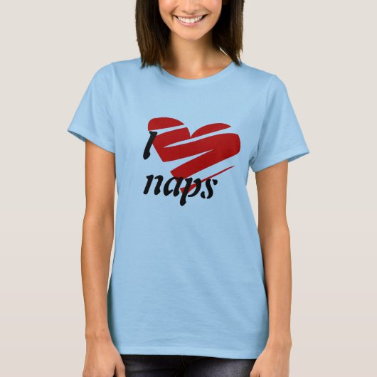 I Love Naps shirt (Voorkant)
