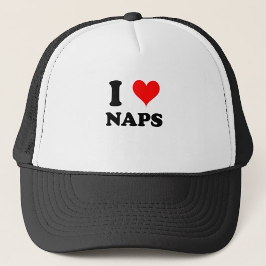 I Love Naps Trucker Pet (Voorkant)