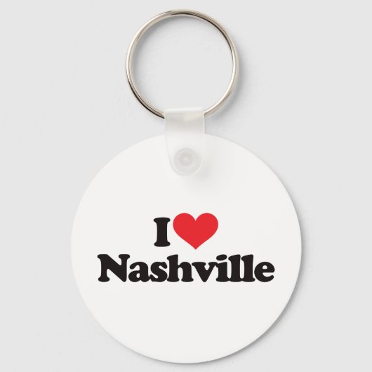 I Love Nashville Sleutelhanger (Voorkant)