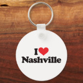 I Love Nashville Sleutelhanger (Voorkant)