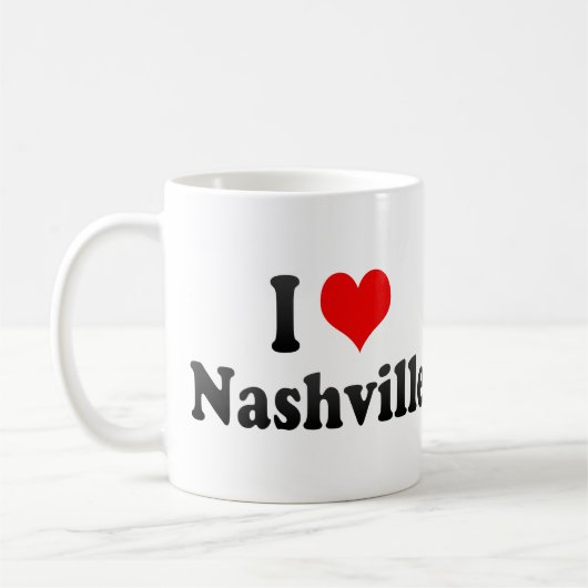 I Love Nashville, Verenigde Staten Koffiemok (Links)