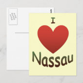 I Love Nassau Briefkaart (Voorkant / Achterkant)