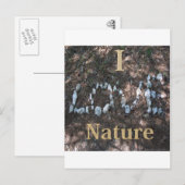 I Love Natuur Apparel and Gifts Briefkaart (Voorkant / Achterkant)
