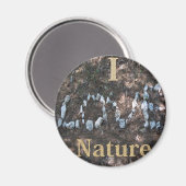I Love Natuur Apparel and Gifts Magneet (Voorkant / Achterkant)