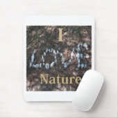 I Love Natuur Apparel and Gifts Muismat (Met muis)