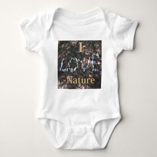 I Love Natuur Apparel and Gifts Romper (Voorkant)