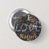 I Love Natuur Apparel and Gifts Ronde Button 5,7 Cm (Voorkant /achterkant)