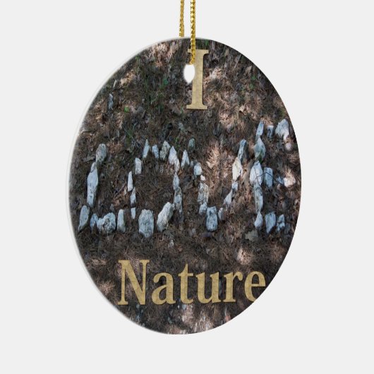 I Love Natuur Ornament (Rechts)