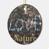 I Love Natuur Ornament (Links)