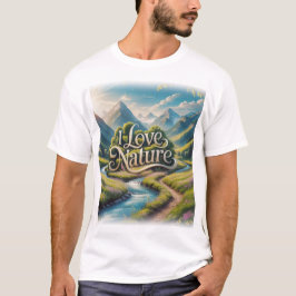 I Love Natuur - voor avontuurliefhebbers, Outdoor T-shirt
