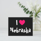 I Love Nebraska Briefkaart (Staand voorkant)