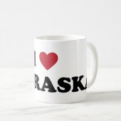 I Love Nebraska Koffiemok (Voorkant rechts)