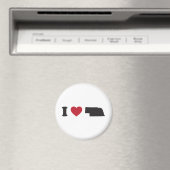 I Love Nebraska Magneet (Insitu (Vaatwasser))
