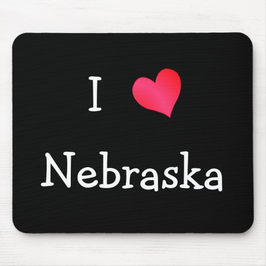 I Love Nebraska Muismat (Voorkant)