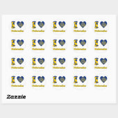 I love Nebraska Ronde Sticker (Vel)