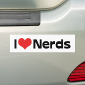 I Love Neds Bumpersticker (Op auto)