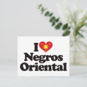 I Love Negros Oriental Briefkaart (Staand voorkant)