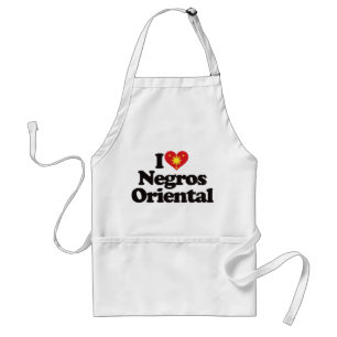 I Love Negros Oriental Standaard Schort