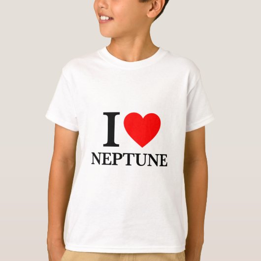 I Love Neptune T-shirt (Voorkant)