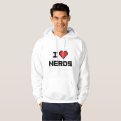 I Love Nerds Hoodie (Voorkant volledig)