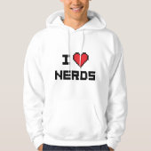 I Love Nerds Hoodie (Voorkant)