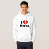 I Love Nerds Hoodie (Voorkant volledig)