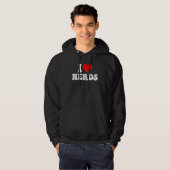 I Love Nerds Hoodie (Voorkant volledig)