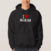 I Love Nerds Hoodie (Voorkant)