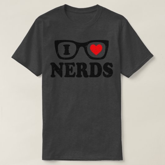 I Love Nerds T-shirt (Design voorkant)