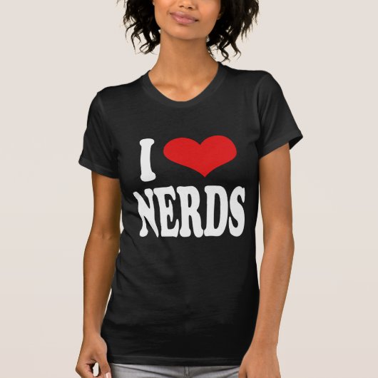 I Love Nerds T-shirt (Voorkant)