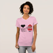 I Love Nerds T-shirt (Voorkant volledig)