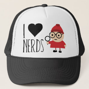 I Love Nerds Trucker Pet
