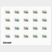 I Love Nessie Ronde Sticker (Vel)