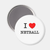 I Love Netball Magneet (Voorkant / Achterkant)