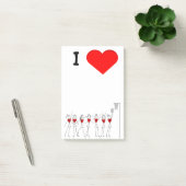 I Love Netball Positions Stick Figures Post-it® Notes (Kantoor)