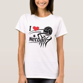I Love Netball T-shirt