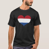 I Love Netherlands Flag T-shirt (Voorkant)