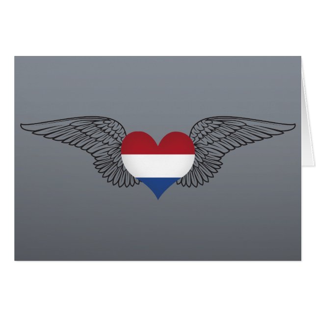 I Love Netherlands - wings (Voorkant Horizontaal)