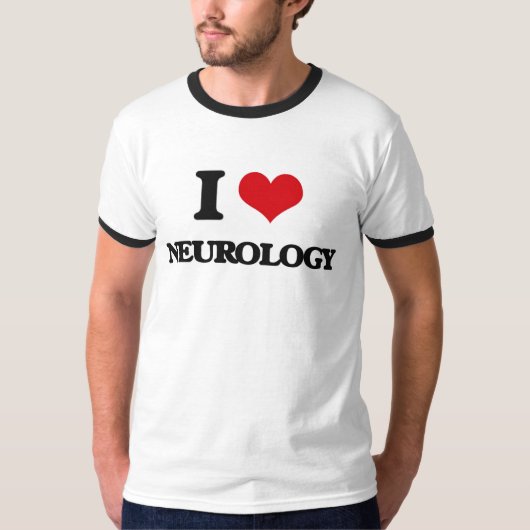 I Love Neurology T-shirt (Voorkant)