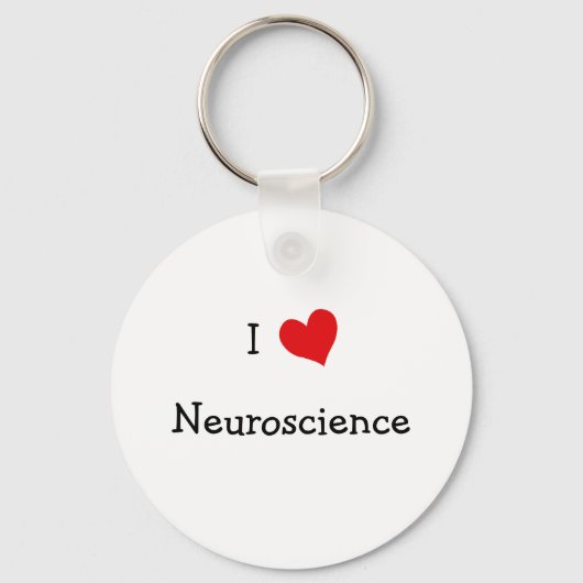 I Love Neuroscience Sleutelhanger (Voorkant)