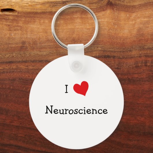 I Love Neuroscience Sleutelhanger (Voorkant)