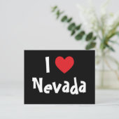 I Love Nevada Briefkaart (Staand voorkant)