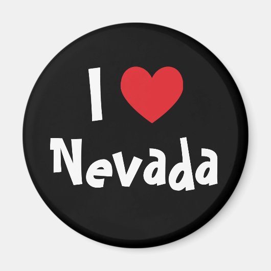 I Love Nevada Magneet (Voorkant)